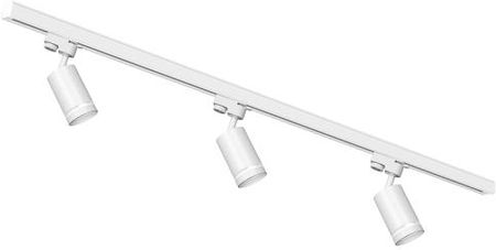 Zestaw oświetlenia szynowego - 150cm - 3x Pipe Ring (GU10) - biały - ML8722