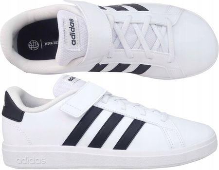 Adidas Grand Court GW6521 Trampki Gumki Białe Rzep
