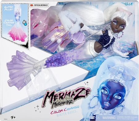 MGA Mermaze Mermaidz Lalka syrenka Crystabella Winter Waves Color Change 585411