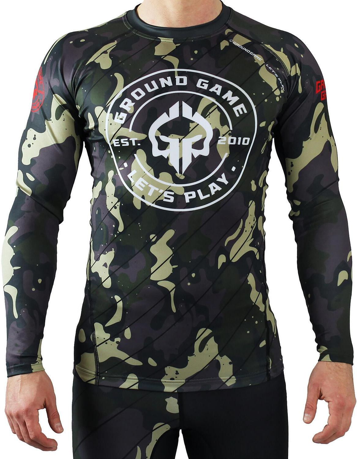 Ground Game Rashguard Do Mma Męski Groundgame Moro 3.0 Z Długim Rękawem