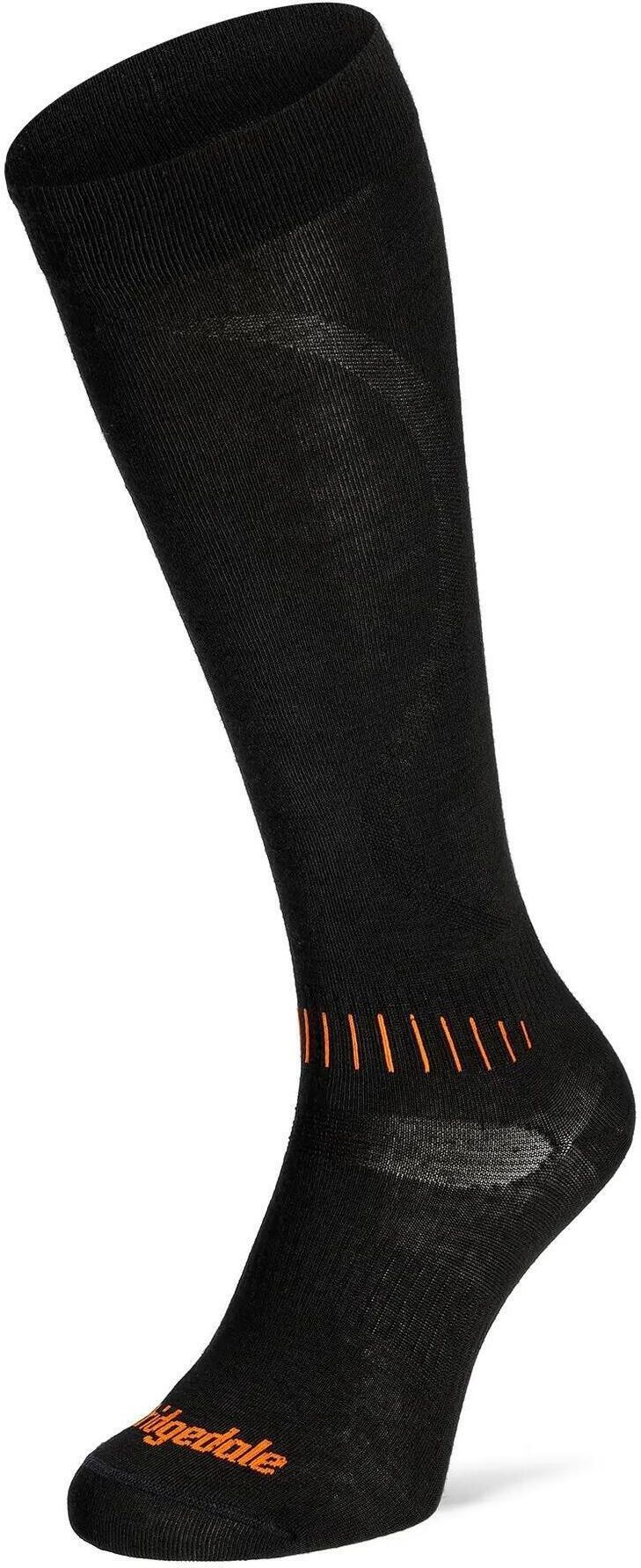 Calzini Da Sci Leggeri Bridgedale Vertige Uomo – Lana Merino, Modello Winter Sport, Neri/verdi - 2