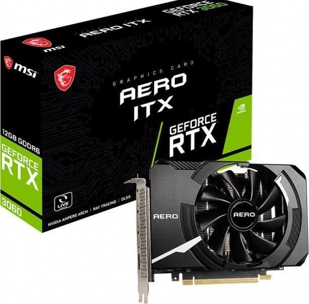 si★ MSI GeForce RTX 3060 AERO ITX 12GB GDDR6 - Karta graficzna