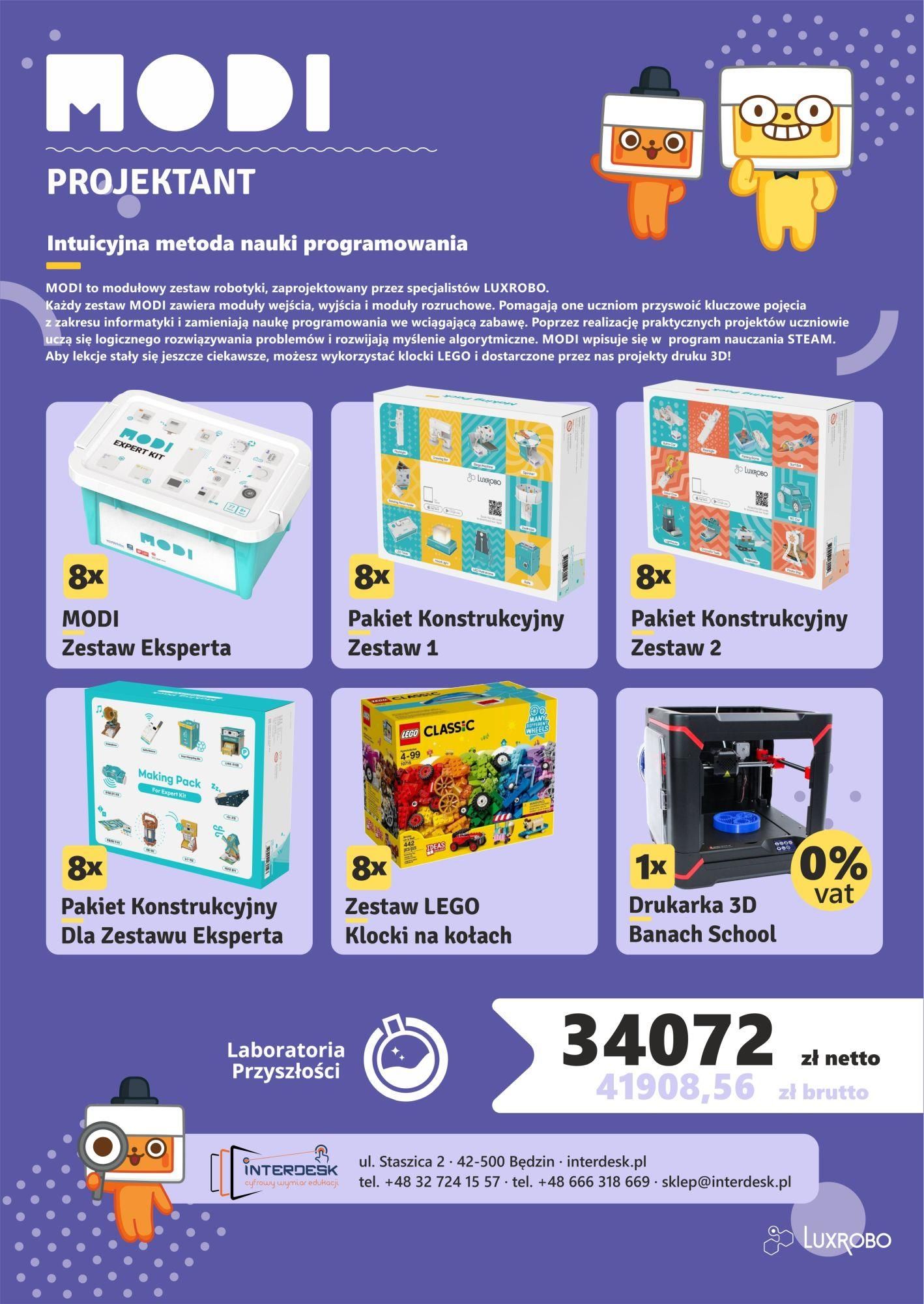 Luxrobo Pracownia Robotyki Modi Projektant Modiprojektant Ceny I Opinie Ceneopl 0642