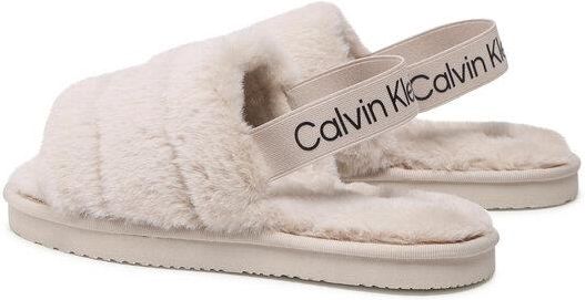 Calvin Klein Jeans Women's Home Faux Fur Slippers