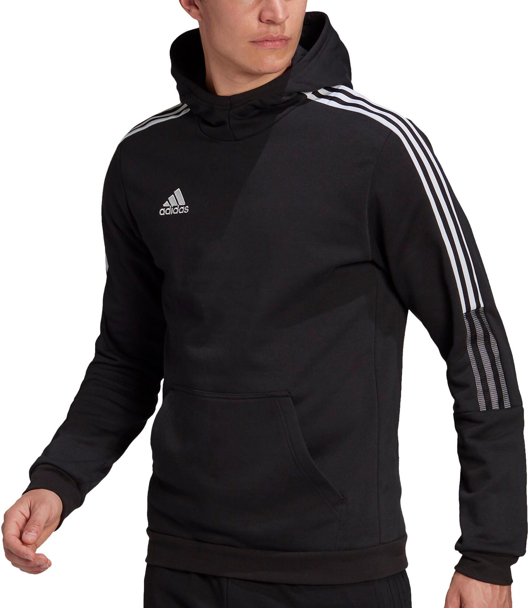 Adidas Bluza Męska Tiro 21 Sweat Hoody Biały Czarny Ceny I Opinie