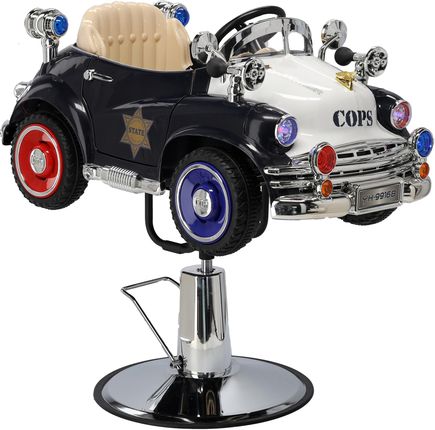 Calissimo Fotel Fryzjerski Dziecięcy Samochodzik Car-5204-C Hydrauliczny Obrotowy Do Salonu Fryzjerskiego Krzesło Fryzjerskie