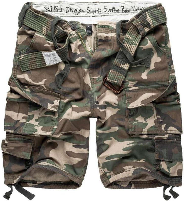 Maglietta Militare MFH Uomo - Modello Woodland, 100% Cotone, 170g/m², Taglia 4XL