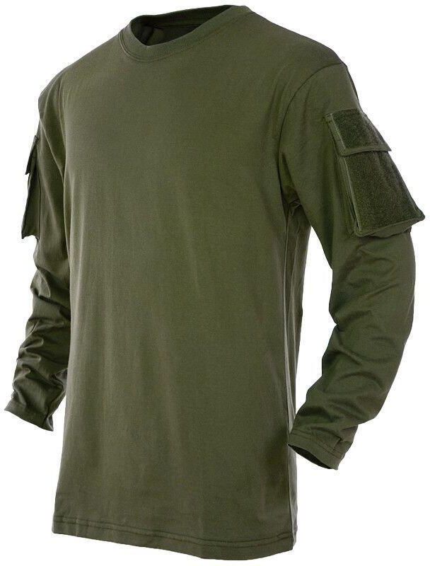 MFH Men's Czech Woodland Camo Long Sleeve T-Shirt - 100% Cotton, Size 3XL