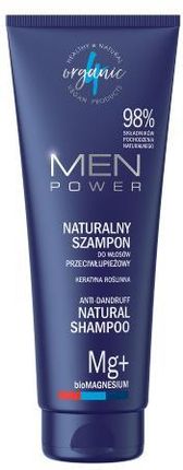4ORGANIC Men Power - Naturalny przeciwłupieżowy szampon do włosów, 250ml