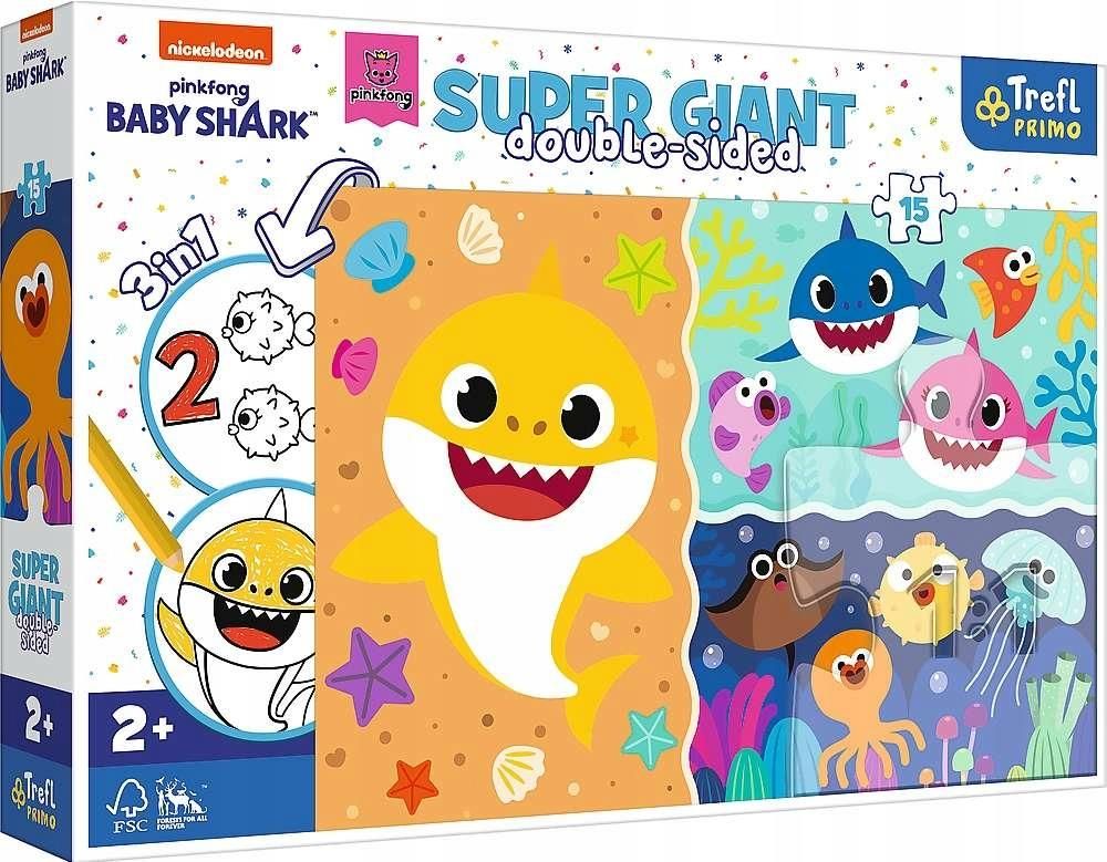 Trefl Primo Puzzle Super Giant 15el. Mały Rekin 42004 - Ceny i opinie ...