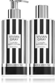 Vivian Gray Stripes Lemon & Green Tea Zestaw Upominkowy Do Ciała