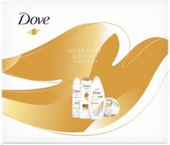 Zdjęcie Unilever Dove Zestaw Prezentowy Silky Care (Deo Spray 150ml+Żel Pod Prysznic 250ml+Krem Do Ciała 300ml+Szampon 250ml) - Odolanów