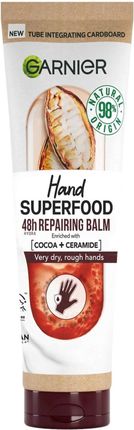 Garnier Hand Superfood Cocoa regenerujący krem z masłem kakaowym i ceramidami 75 ml