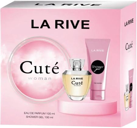 La Rive For Woman Zestaw Prezentowy Cute Woda Perfumowana 100Ml+Żel Pod Prysznic 100Ml