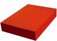 Papier Brystol Kolorowy Czerwony 160 G A4 50 Ark