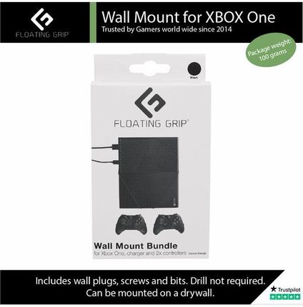Floating Grip Wall Mount Bundle Black Xbox One