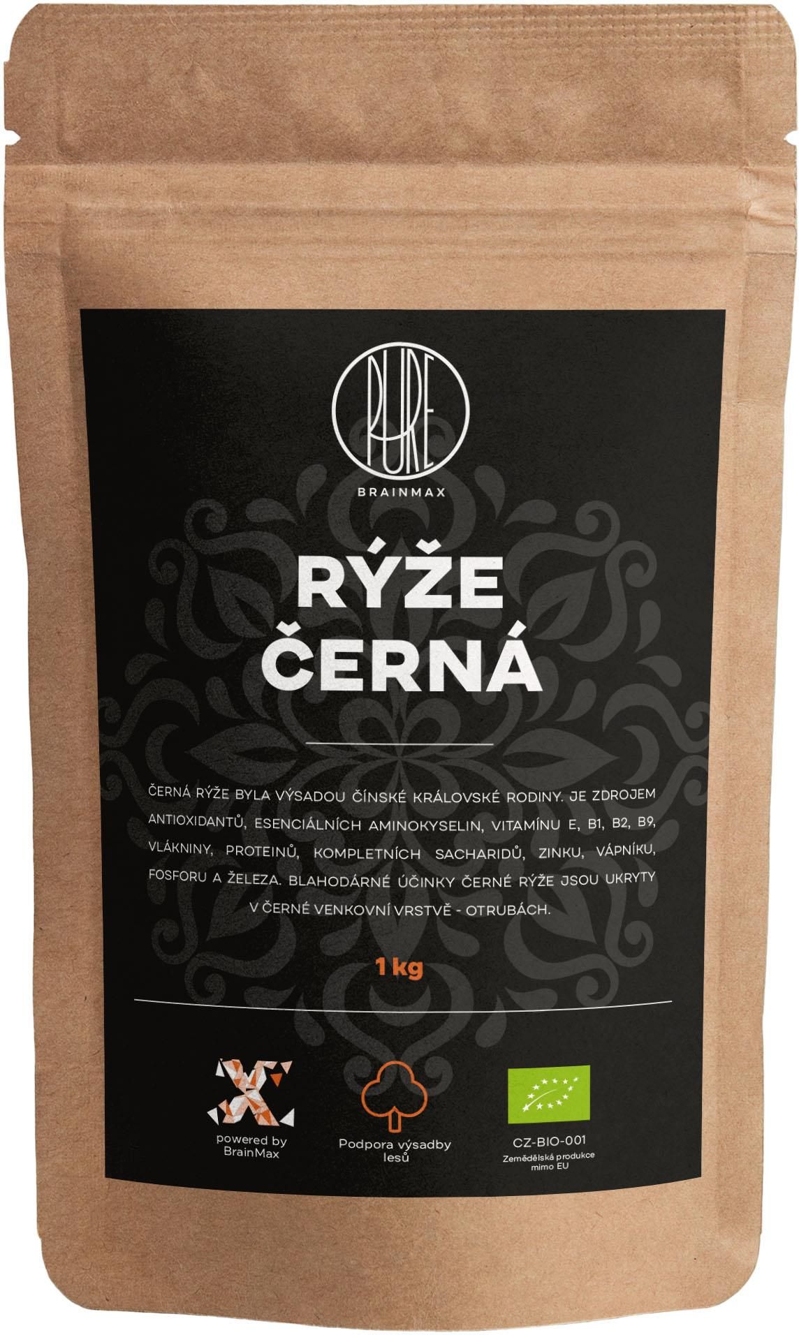 Brainmax Pure Ryż Czarny Bio 1Kg - Ceny i opinie - Ceneo.pl