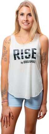 Brainmax Damska Koszulka Bez Rękawów Rise By Kolor Biały Rozmiar S