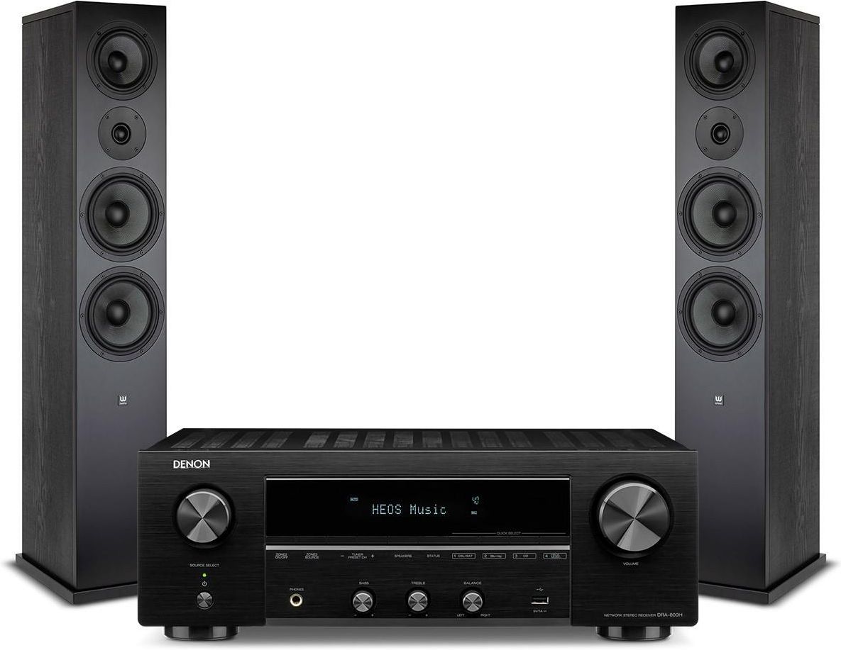 Denon Zestaw stereo: DRA-800H + Seven Black Oak - Opinie i ceny na Ceneo.pl