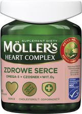 Zdjęcie Moller's Heart Complex, Omega-3 + czosnek + witamina D3, 60kaps. - Orzysz