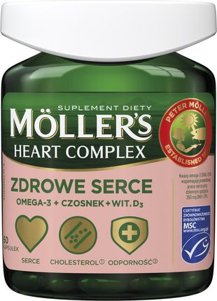 Moller's Complex Heart Wsparcie Pracy Serca 60 kaps.