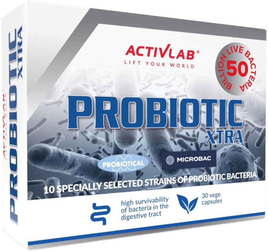 Activlab Probiotyk Xtra 30kaps - Opinie i ceny na Ceneo.pl