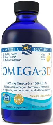 Nordic Naturals Omega 3D 1560Mg Lemon 237ml
