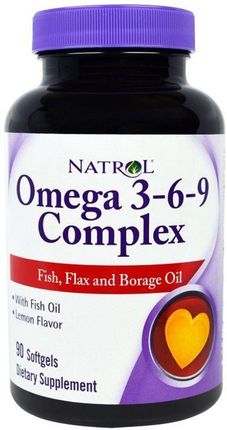 Natrol Omega 3 6 9 Complex 90kaps.