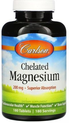 Carlson Labs Chelated Magnesium 180kaps.
