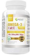 Wish Pharmaceutical Omega 3 + Vit E 90kaps - Opinie i ceny na Ceneo.pl