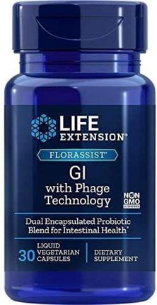 Life Extension Florassist Gi With Phage Technology 30 Liquid Vcaps 100 G