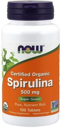 Now Spirulina 500 Mg 100Tabl