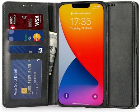 Tech-protect Wallet Magnet Iphone 14 Black (9e10d54b-5fb9-4599-8cfe-48afaff8fd34)