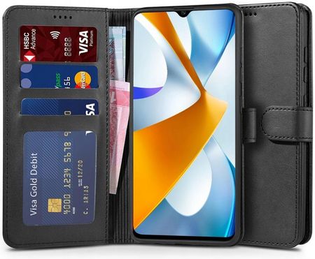Tech-protect Wallet Xiaomi Poco C40 Black (ad2fb07b-7fa4-4e50-8e08-92e1f621c1cb)