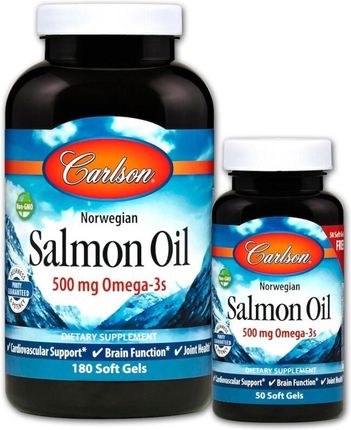 Carlson Labs Norwegian Salmon Oil 180 + 50kaps
