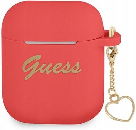 Guess GUA2LSCHSR AirPods cover czerwony/red Silico 