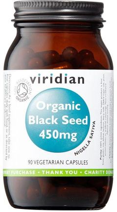 Viridian Czarne Nasiona 450 Mg 90Kaps. Organiczne
