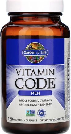 Garden of life Witamina Code Men (multiwitamina dla mężczyzn) - 120 kaps