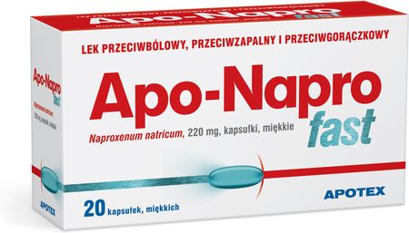Apo-Napro Fast 220 mg 20 kaps