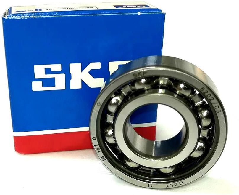 4 SKF Rillenkugellager 6202/C3 – Offen, C3-Spiel, 15x35x11 Mm – Neuware