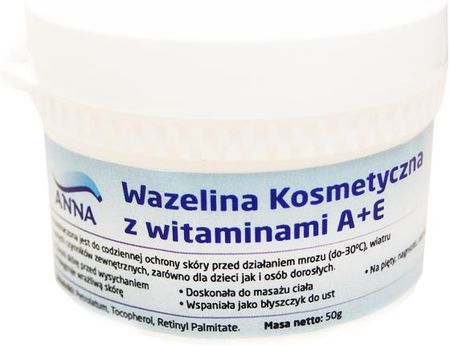 ANNA Wazelina kosmetyczna z witaminami A+E 50g