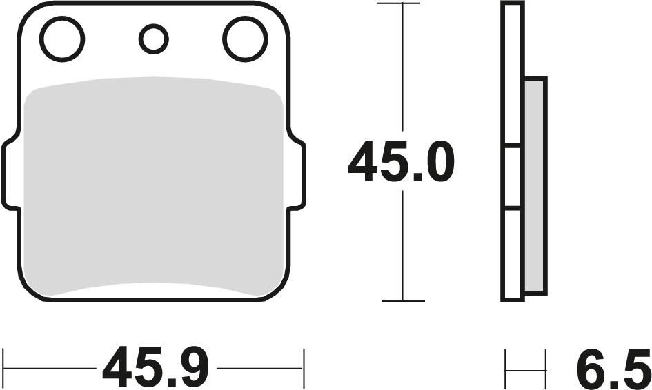 TRW MCB554SI Kit Pastiglie Freno Sinterizzate Off-road Per Moto, ATV E Quad, Anteriore/Posteriore - 4