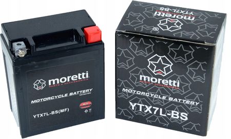 Moretti #Ns Akumulator Zelowy 12V 7Ah Ytx7L-Bs Agm Gel
