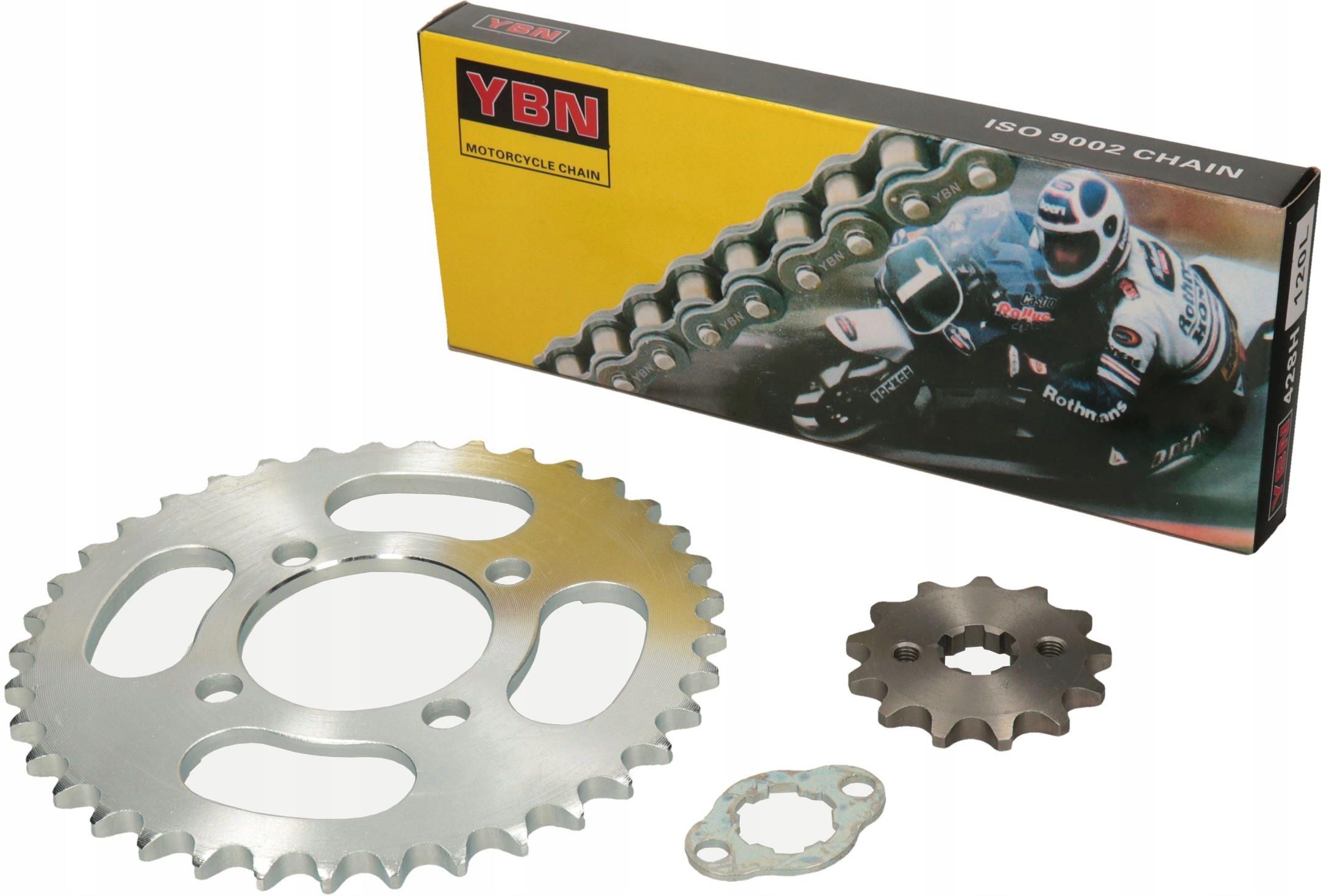 Ybn Cross Loncin 110 125 Kpl Napęd Zębatki Łańcuch - opinie i ceny