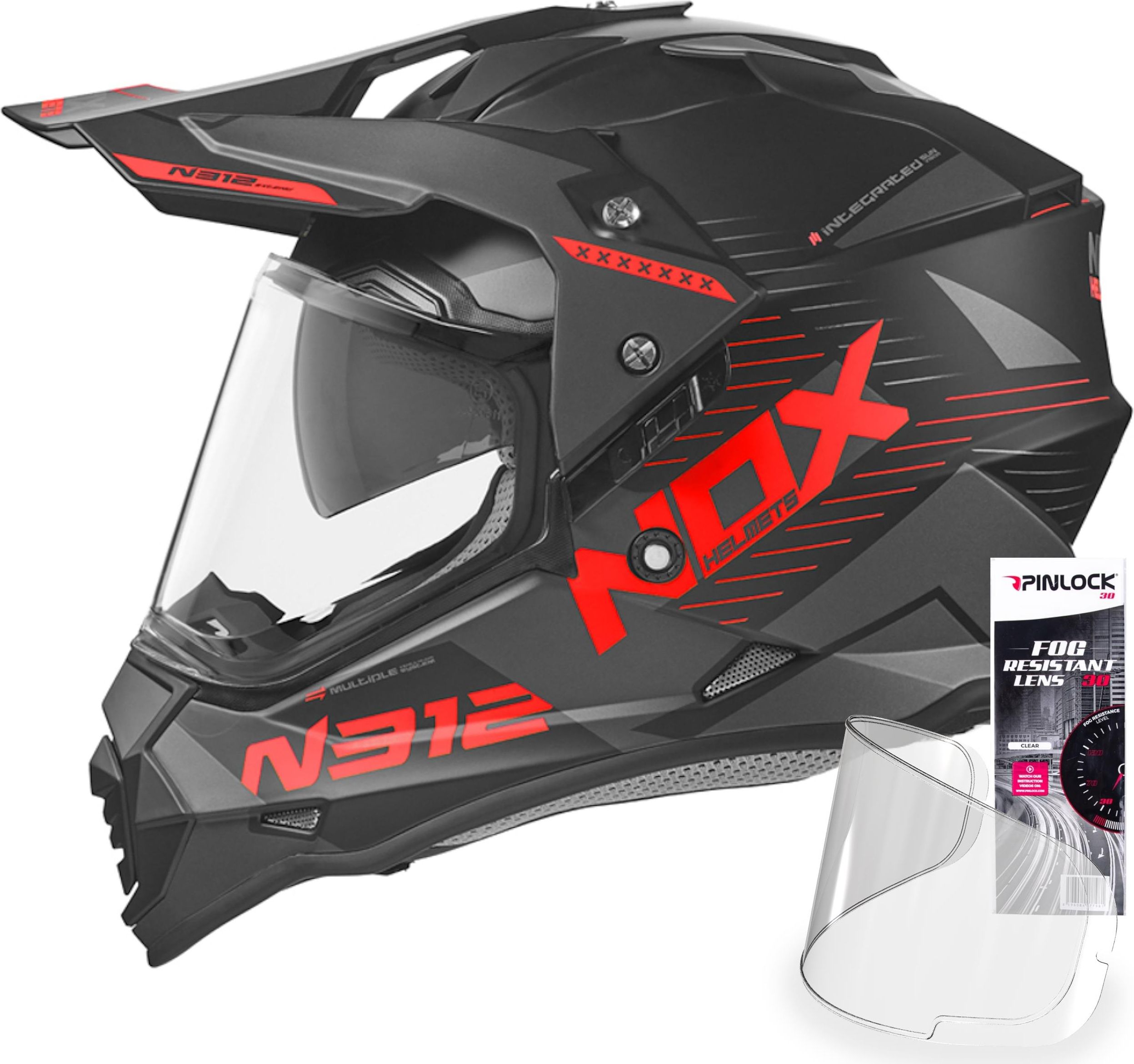 Kask Motocyklowy Nox N312 Extend Cross Pinlock S Opinie I Ceny Na Ceneopl 6515