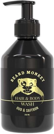 Beard Monkey Hair & Body Oud & Saffron 250 ml