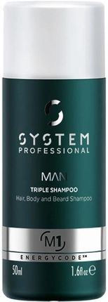 System Professional SSP Man Triple Shampoo 50ml