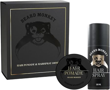 Beard Monkey Giftset Hair Pomade and Hairspray 100ml