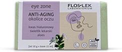 Flos Lek Zestaw Anti Aging Okolice Oczu Żel Ze Świetlikiem Lekarskim I Aloesem Do Powiek I Pod Oczy 10 g + Przeciwzmarszczkowy Krem Pod Oczy 15 ml >