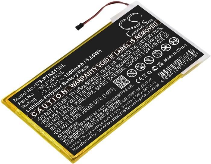 Cameron Sino Batteria 1500mAh Compatibile JVC SP-AD70, SP-AD90 – Li-Polymer, 3.7V